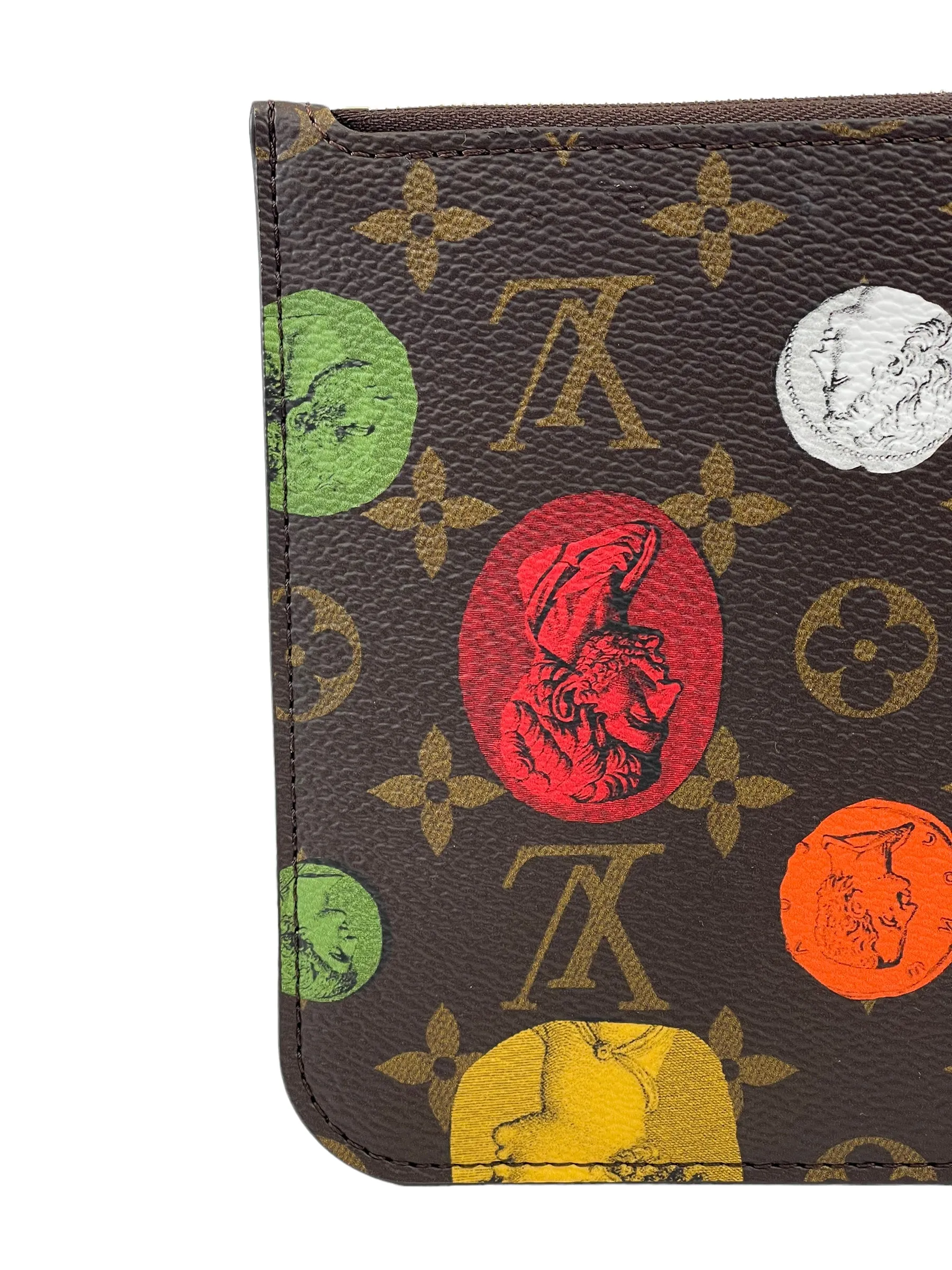 Louis Vuitton Limited Edition Monogram Cameo x Fornasetti Pochette