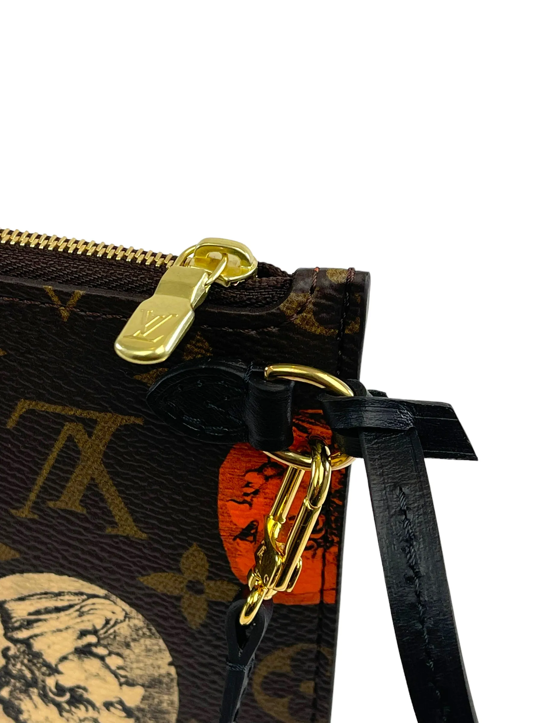 Louis Vuitton Limited Edition Monogram Cameo x Fornasetti Pochette