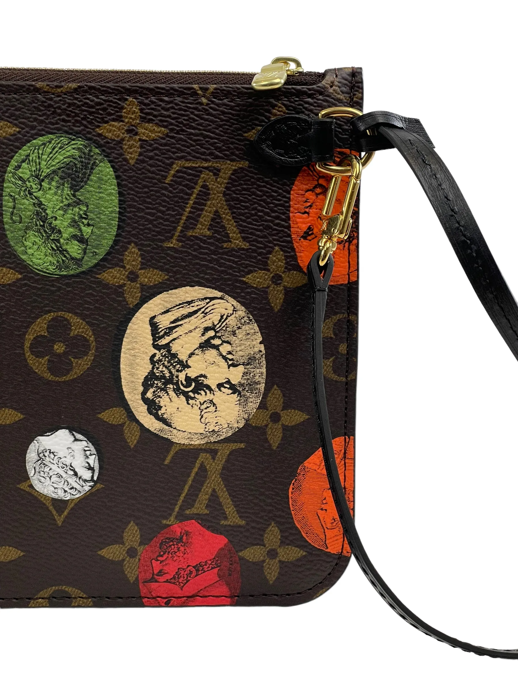Louis Vuitton Limited Edition Monogram Cameo x Fornasetti Pochette