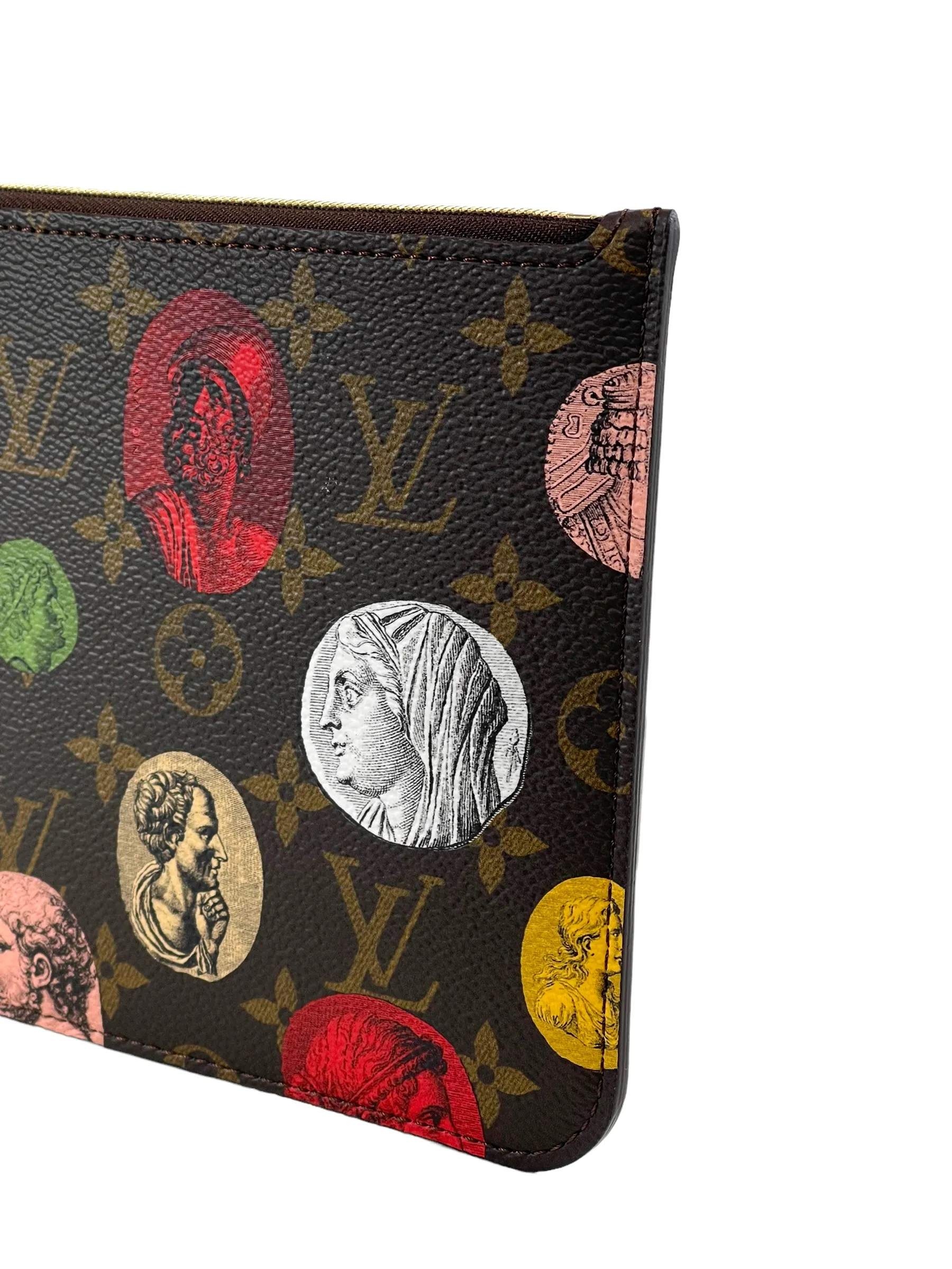 Louis Vuitton Limited Edition Monogram Cameo x Fornasetti Pochette