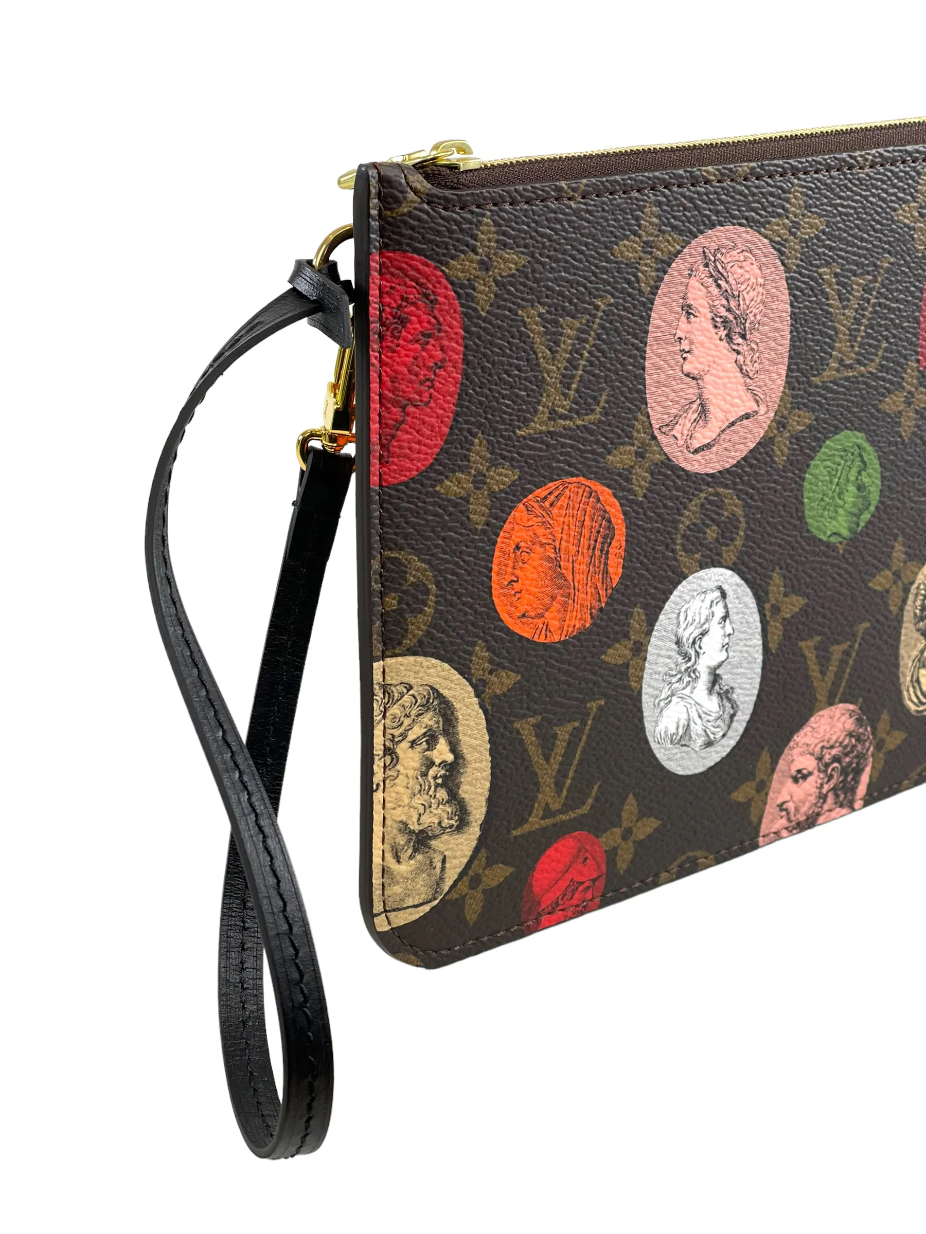 Louis Vuitton Limited Edition Monogram Cameo x Fornasetti Pochette