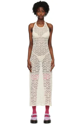 Marco Rambaldi - Knitwear Heart Dress: Cream
