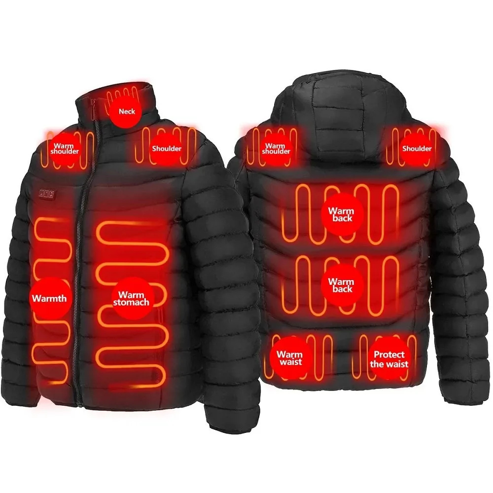 Men & women heated jacket electric thermal coat winter heated vest