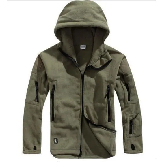 Men Winter Thermal Outdoors Sports Hooded Coat Hiking Hunting Camping Jacket