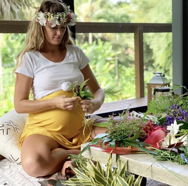 Mulberry Silk Slip Dress in Mango