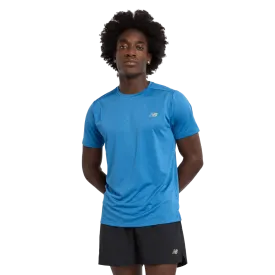 New Balance Men's Sport Essential Short Sleeve T-shirt in Blueagat AW24