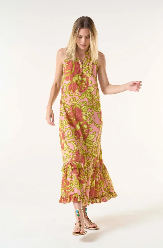 One Season Molly Dress in San Sebastian Terracotta