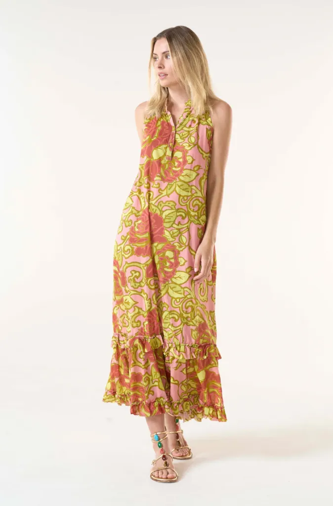One Season Molly Dress in San Sebastian Terracotta