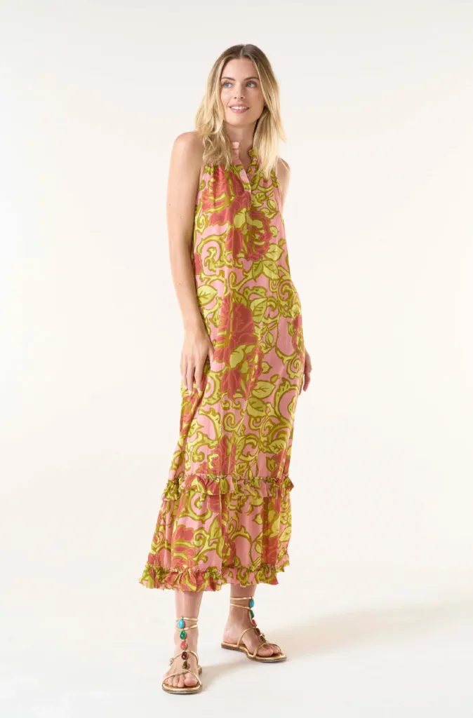One Season Molly Dress in San Sebastian Terracotta