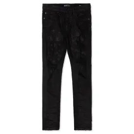 P001 - (BOP) Black Oil Spill Jeans
