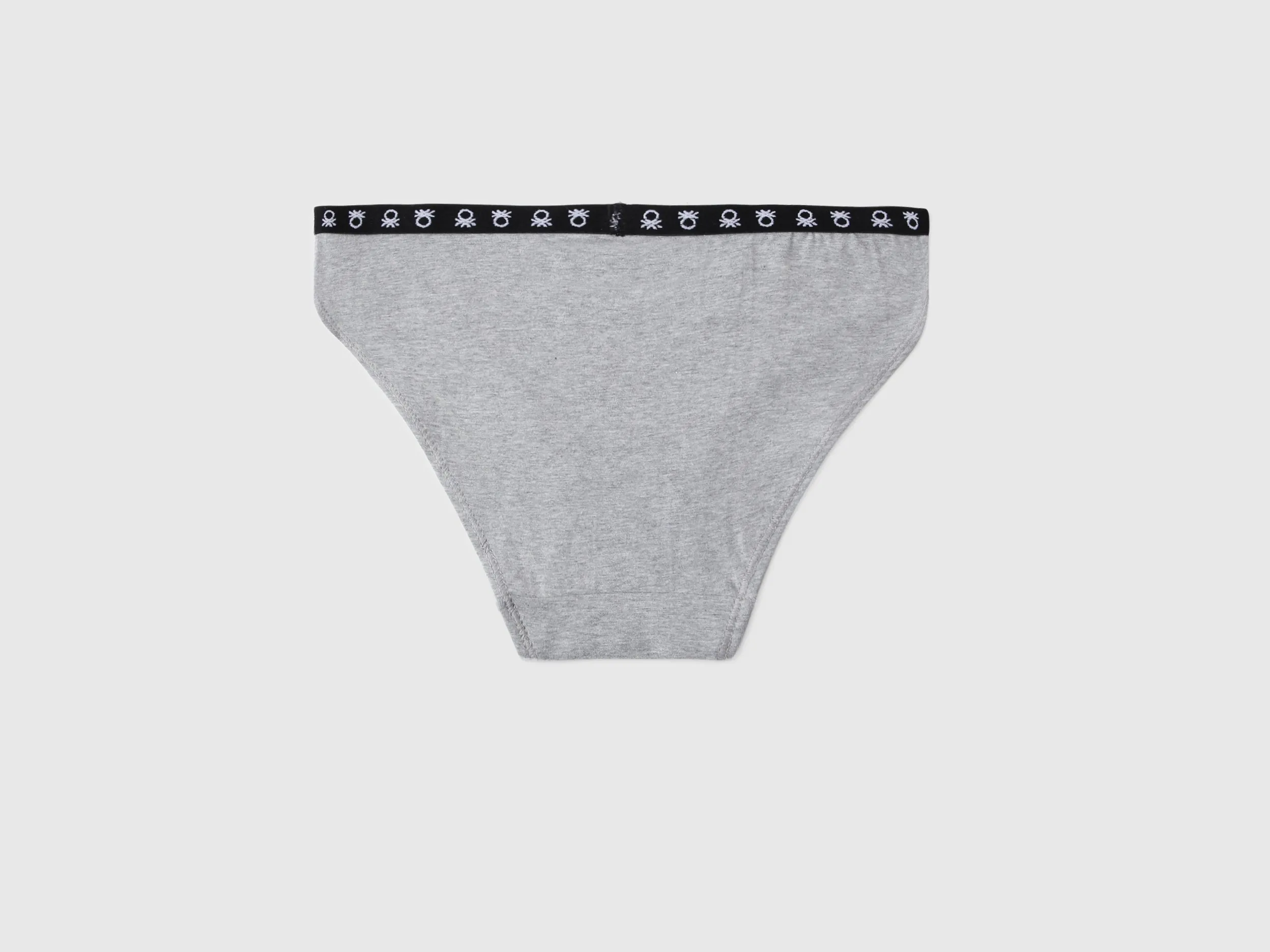 Pack of 2 Solid Colour Logo Detail Low Rise Briefs