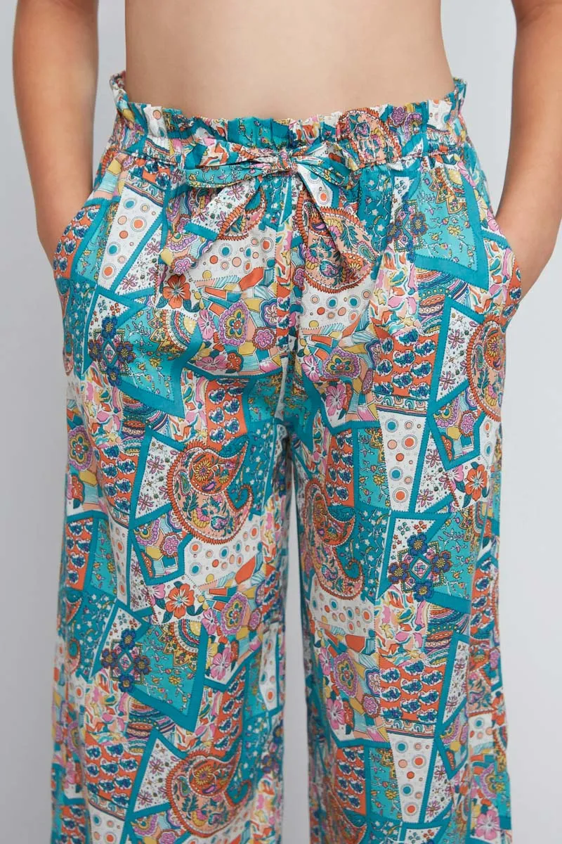 Paisley Print Culottes