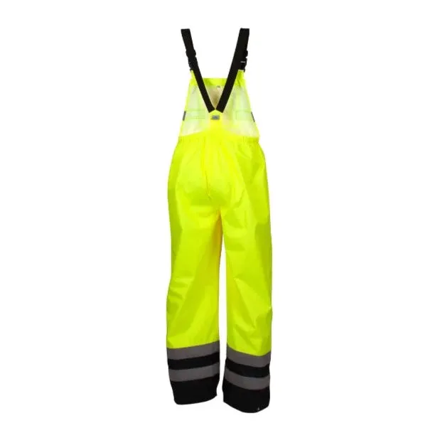 Pyramex® Hi-Vis Waterproof - Breathable Rainwear Safety Bib - Class E - RRWB31