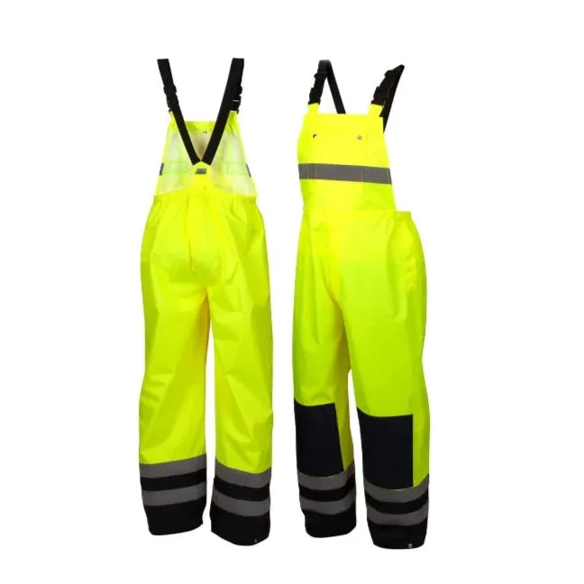 Pyramex® Hi-Vis Waterproof - Breathable Rainwear Safety Bib - Class E - RRWB31