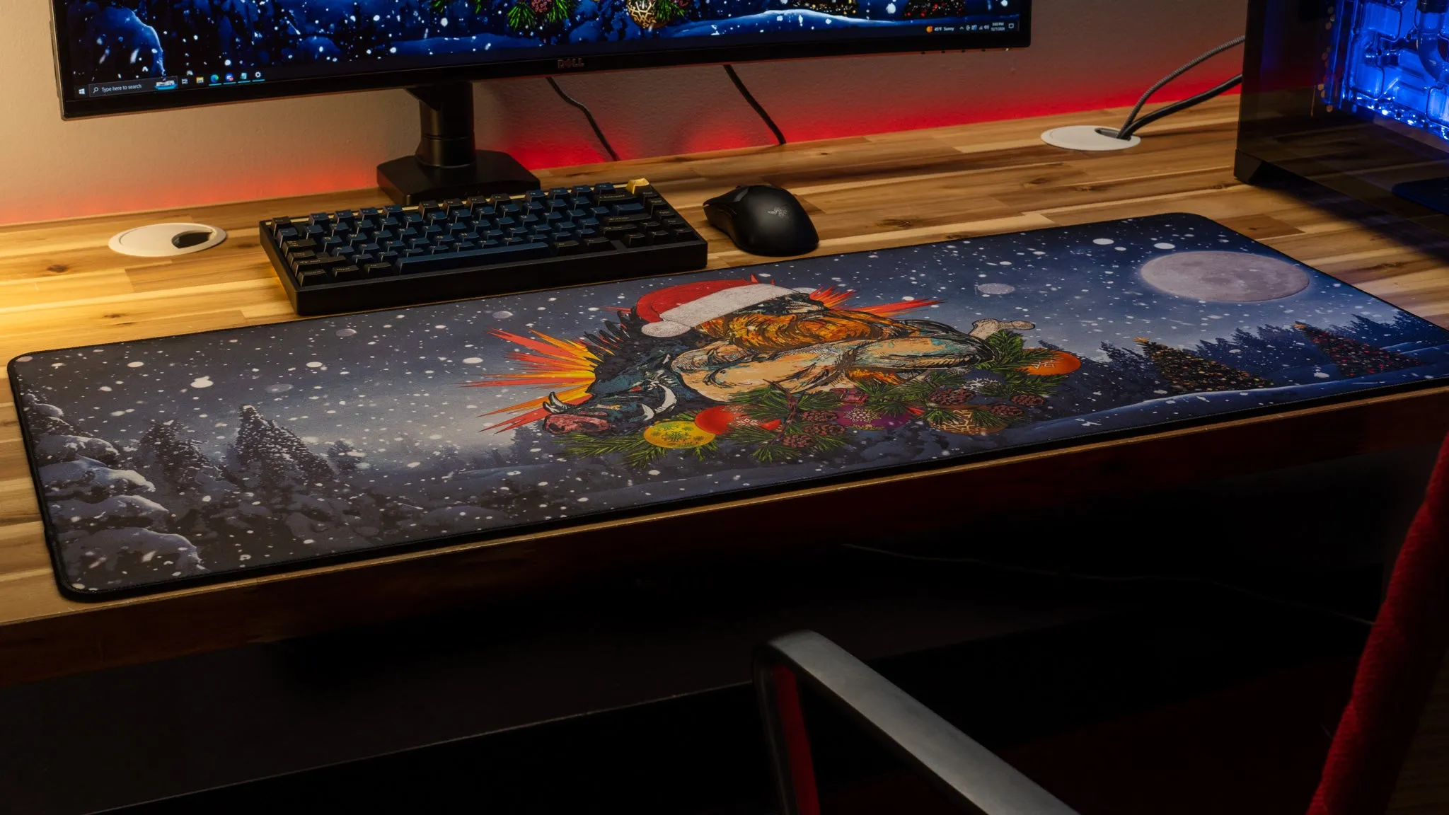 Rav "Holiday Howard" Content Creator Collaboration Gaming Mouse Pad Deskmat