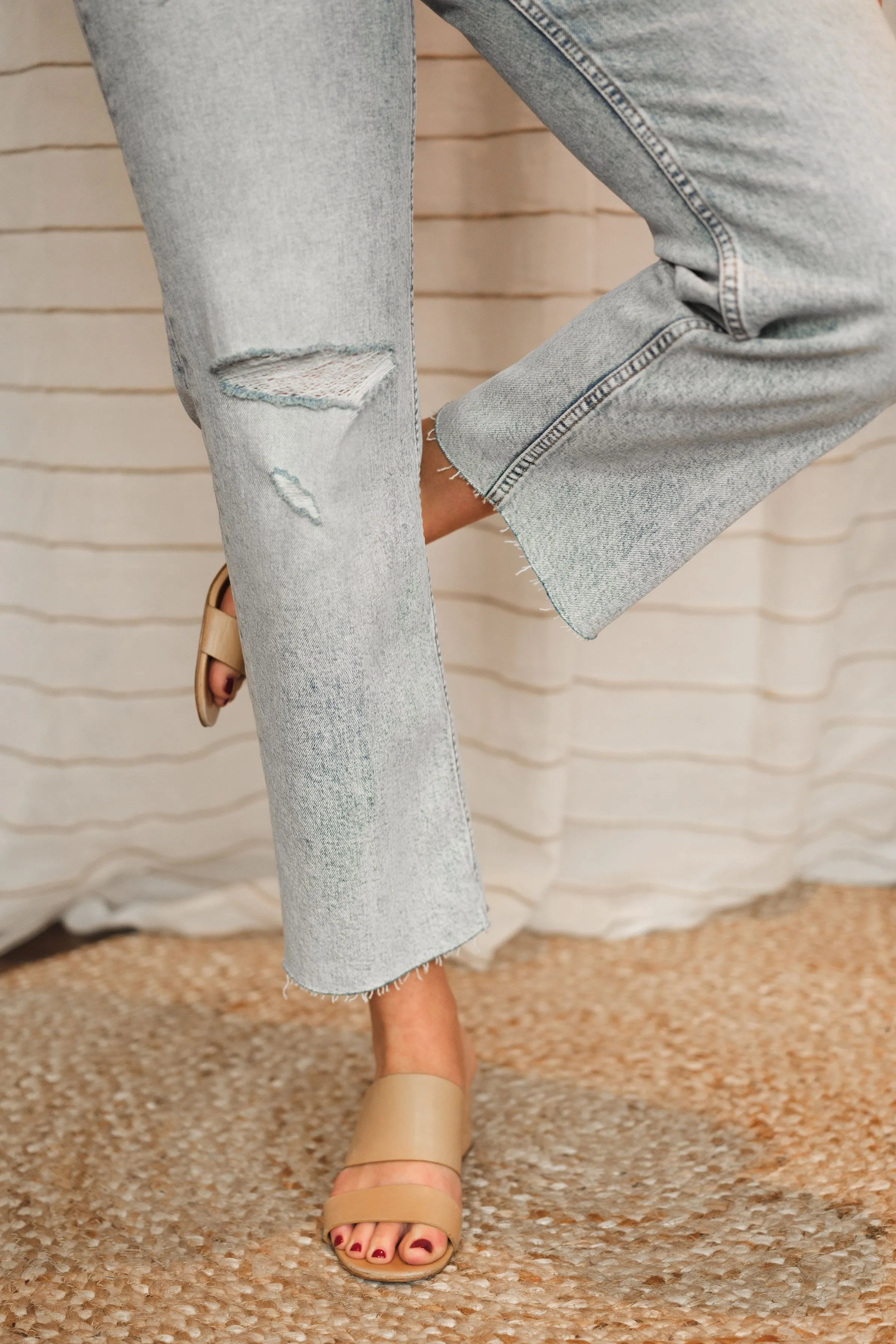 Remi High Rise Straight Crop