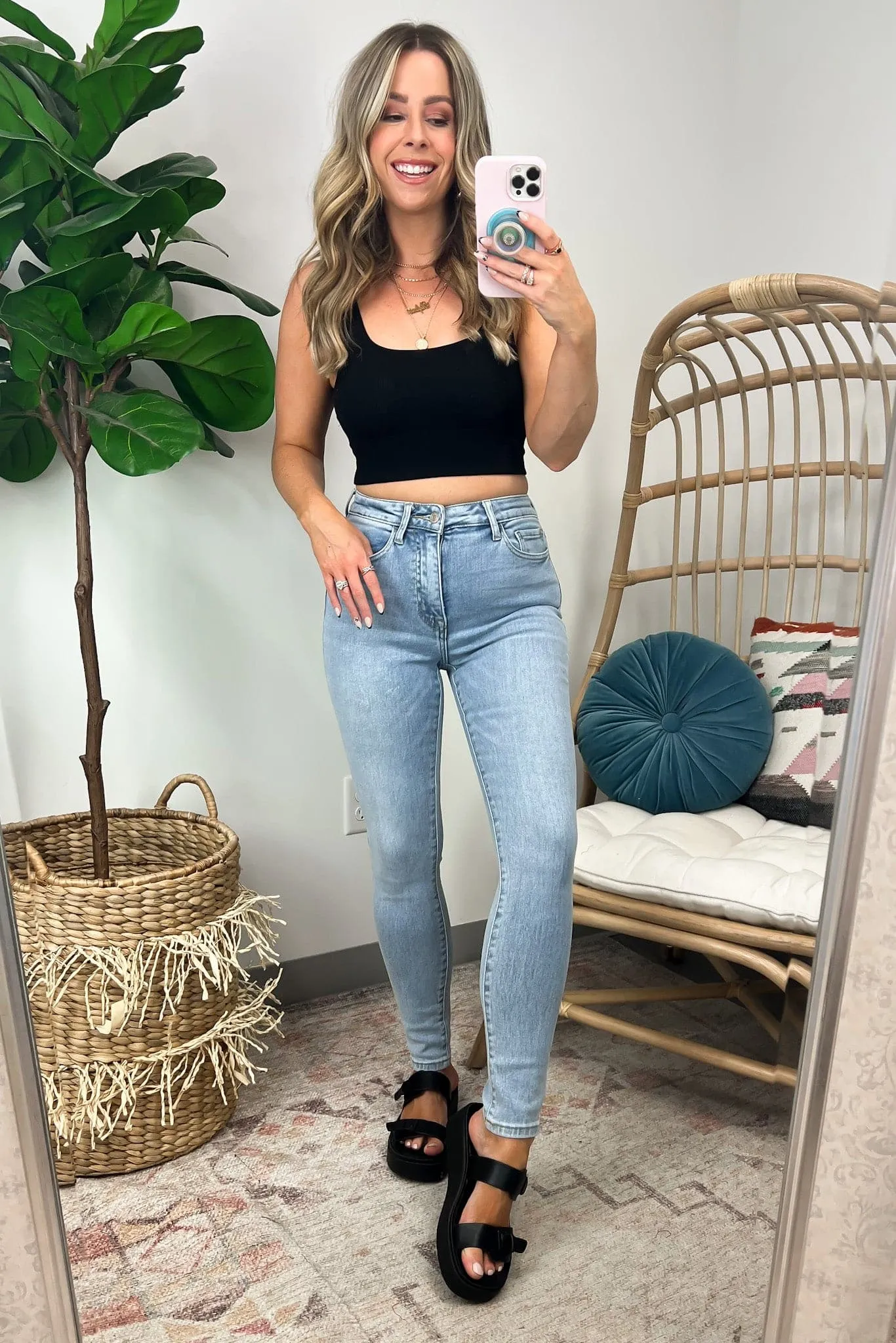 Sietti High Rise Crop Skinny - FINAL SALE