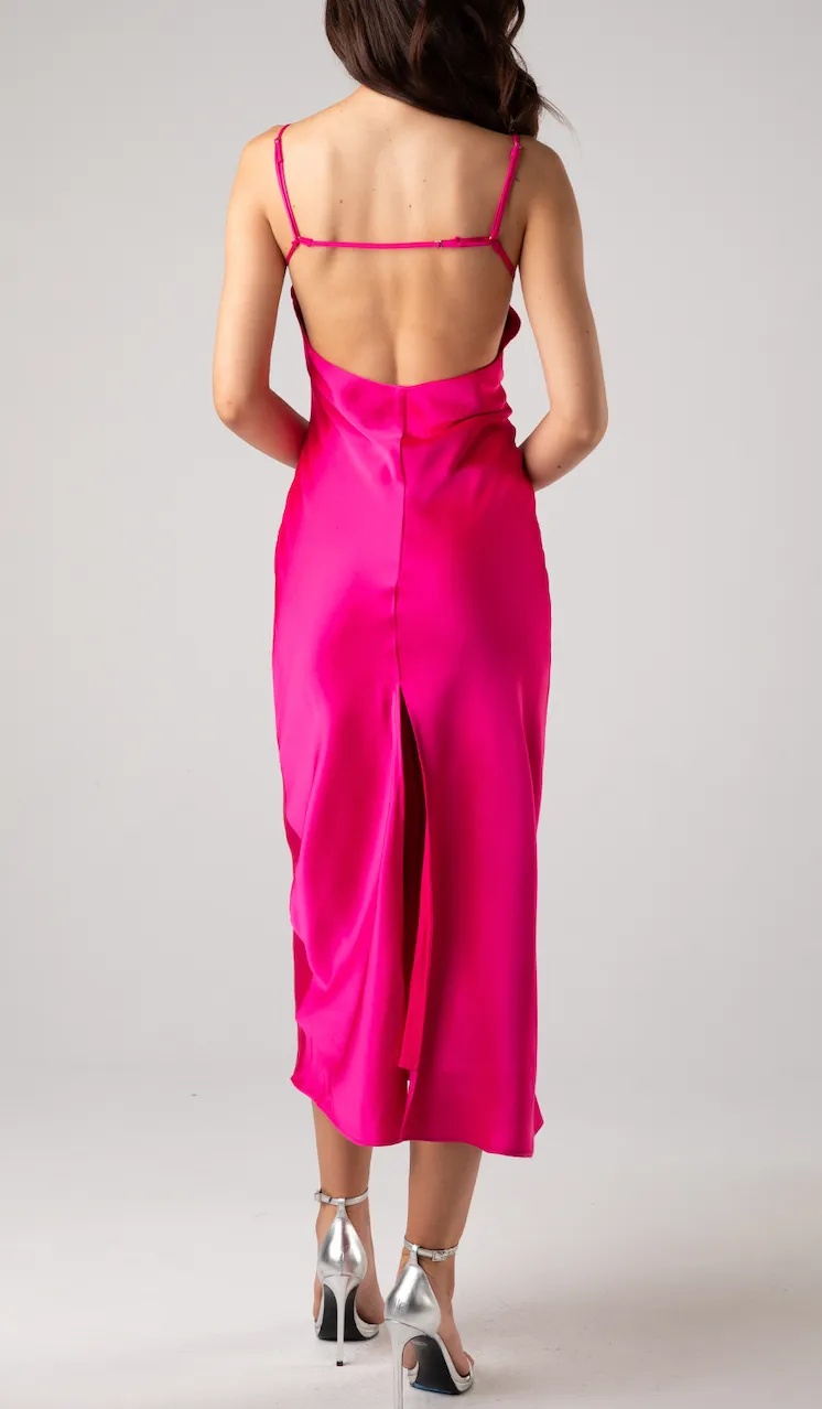 Sleeveless Slip Midi Dress
