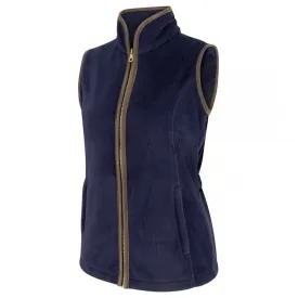 Stenton Ladies Fleece Gilet Navy by Hoggs of Fife