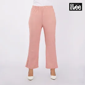 Stylistic Mr. Lee Ladies Basic Non-Denim Flared Pants 145273-U (Pink)