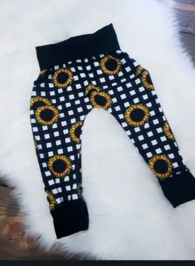 Sunflower Grow with me pants for girls
