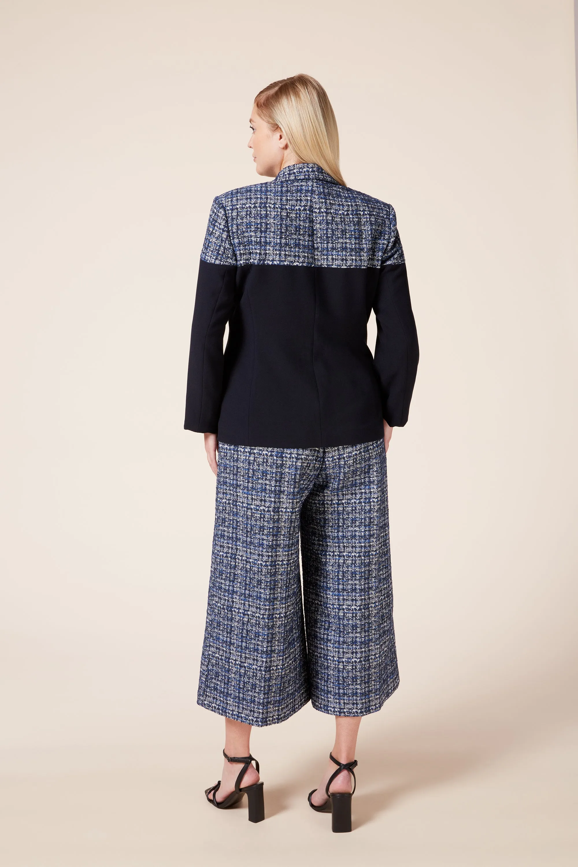 Two-tone Navy Blazer