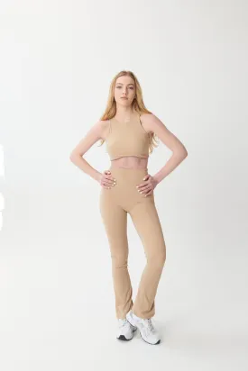 Ultimate Flared Yoga Pants - Sand