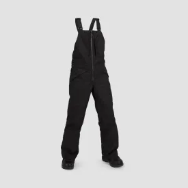 Volcom Barkley Ins Bib Overall Snow Pants Black - Kids
