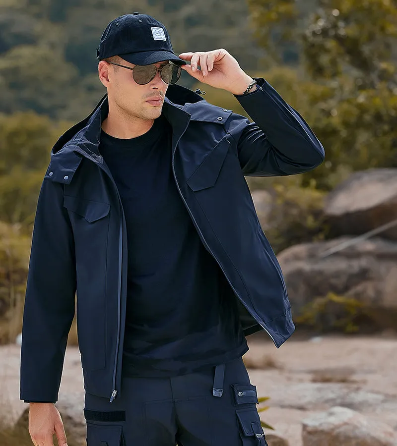 WESMART Winter Outdoor Heated Jacket with Detachable Hood
