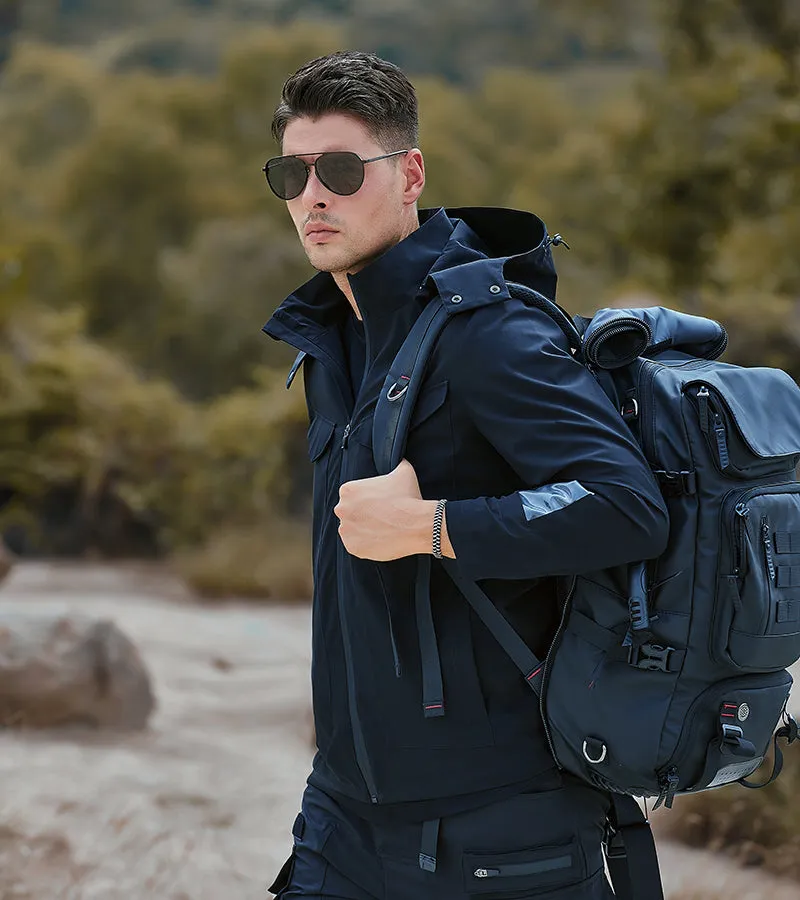 WESMART Winter Outdoor Heated Jacket with Detachable Hood