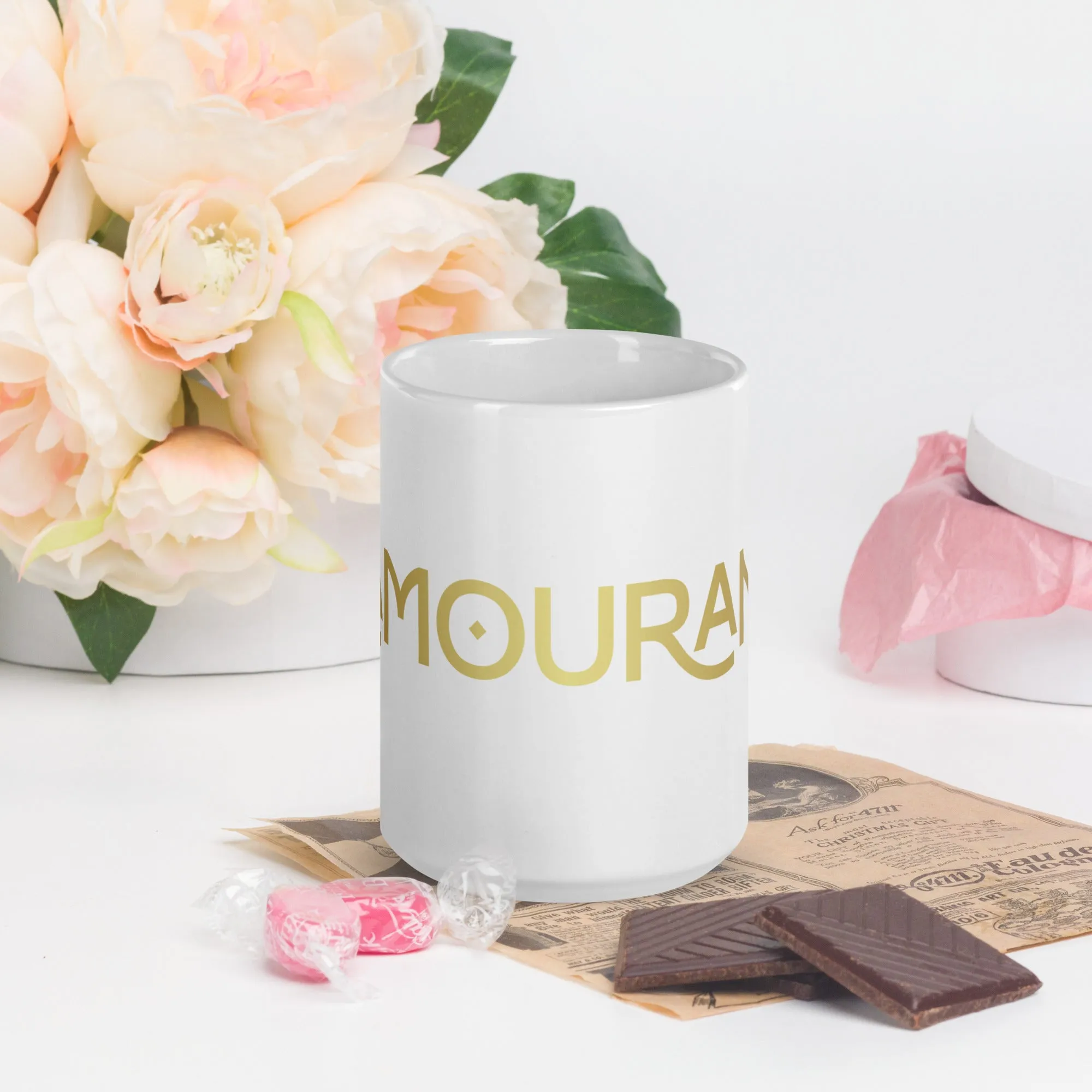 White Glossy Mug (Glamourange Limited Editions: Standard Logo - 001 Model)