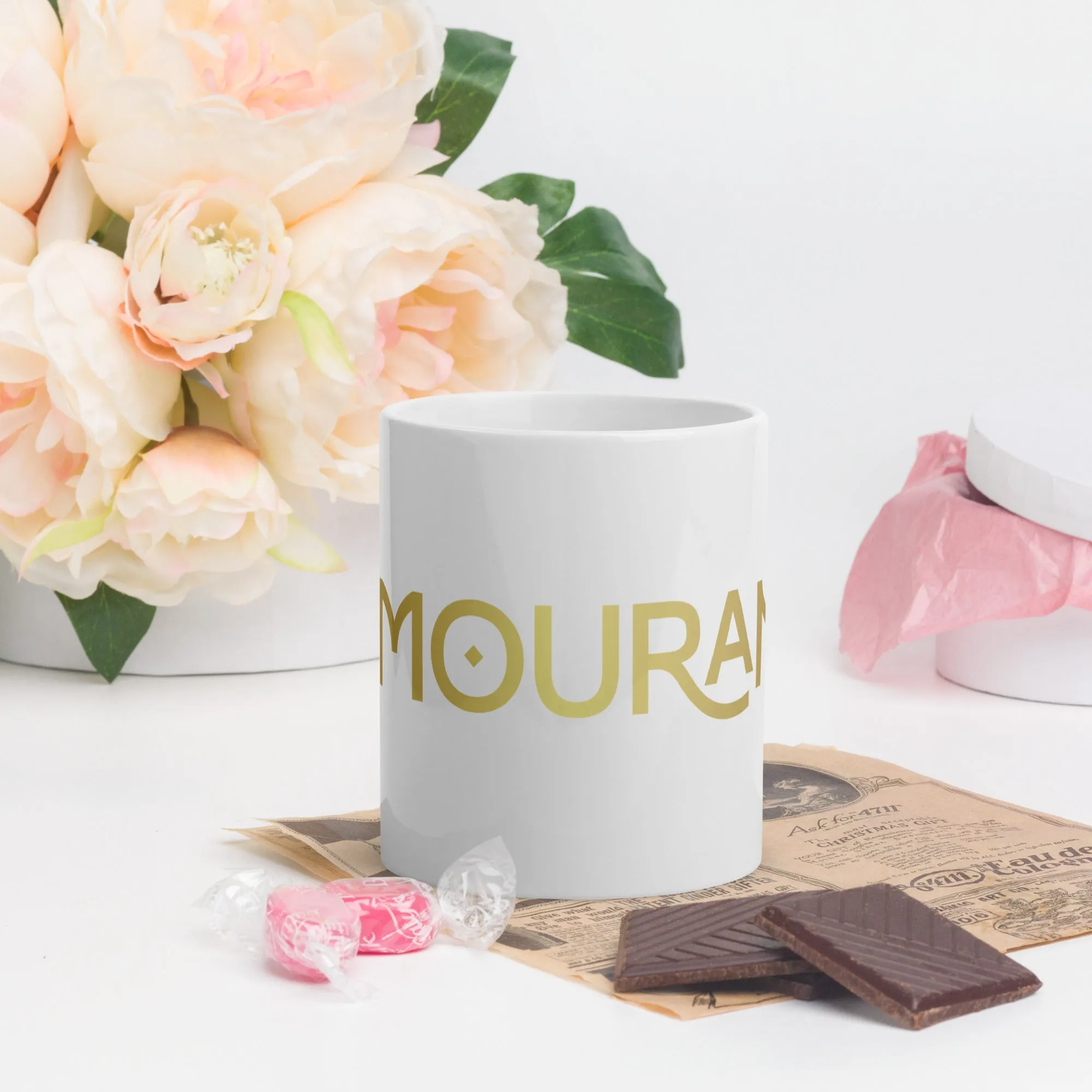 White Glossy Mug (Glamourange Limited Editions: Standard Logo - 001 Model)