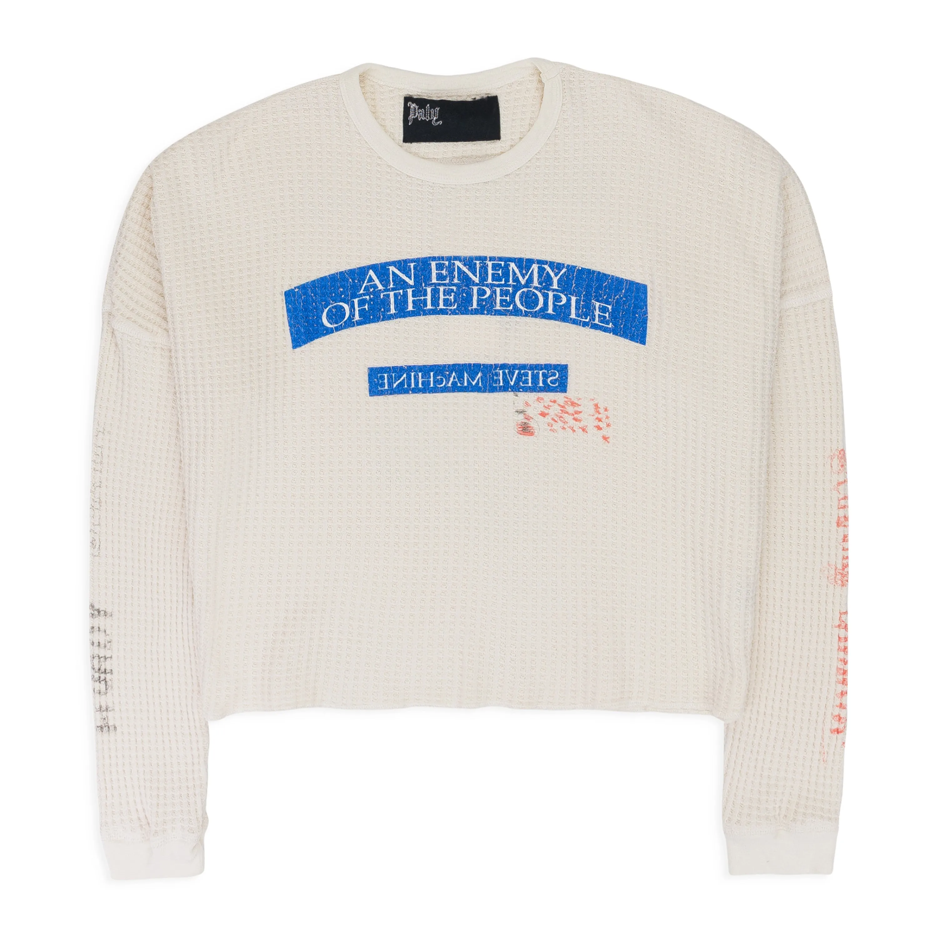 WHITE STEVES THERMAL T-SHIRT