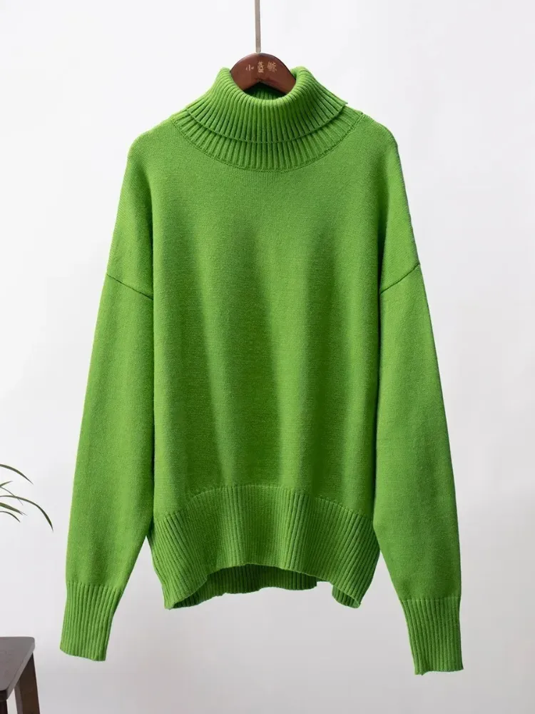 Women's Oversized Breathable Turtleneck Jumper | Ideal for Autumn/Winter