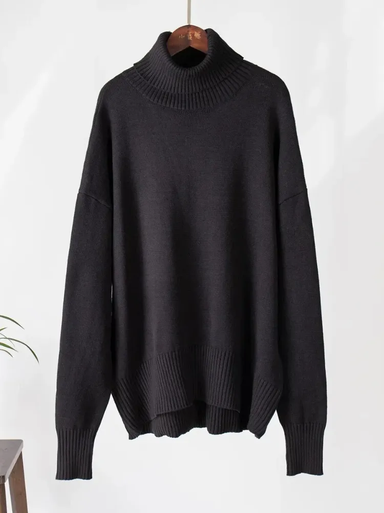 Women's Oversized Breathable Turtleneck Jumper | Ideal for Autumn/Winter