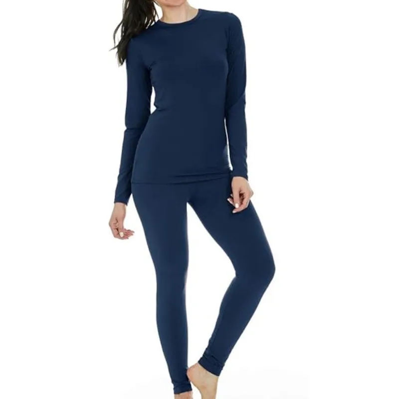 Women's Soft Thermal Underwear Two-Piece Set