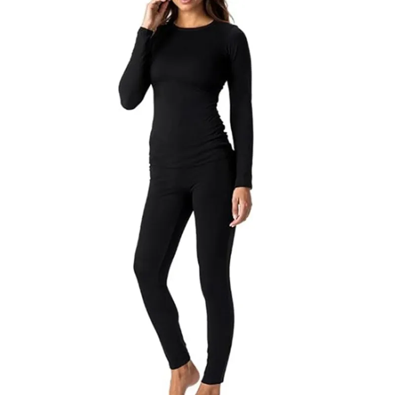 Women's Soft Thermal Underwear Two-Piece Set