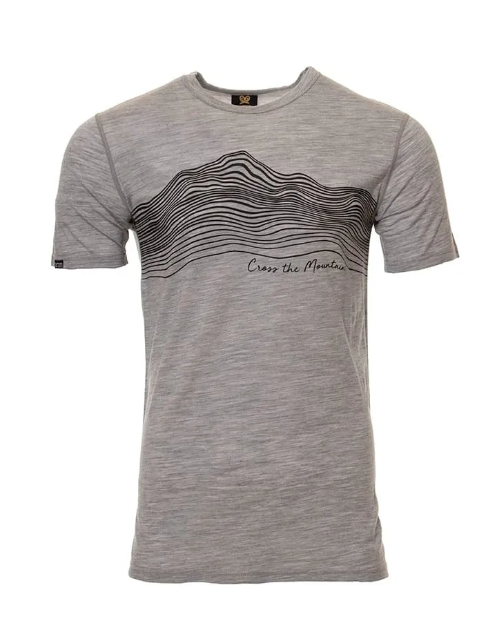 XTM Torquay Merino Wool Unisex T-Shirt Grey Size 2XL-4XL & 3-6XL