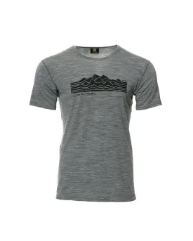 XTM Torquay Merino Wool Unisex T-Shirt Grey Size 2XL - 6XL